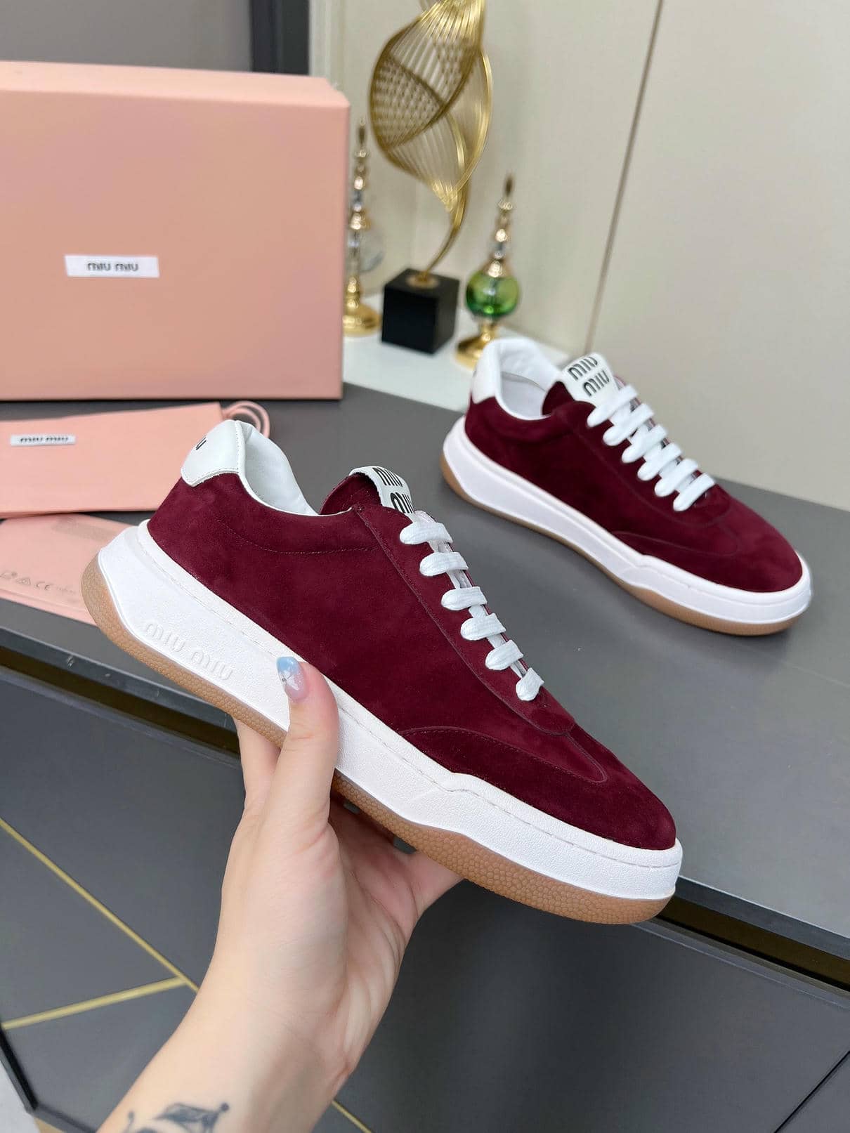 Miu Miu German training shoes3-36